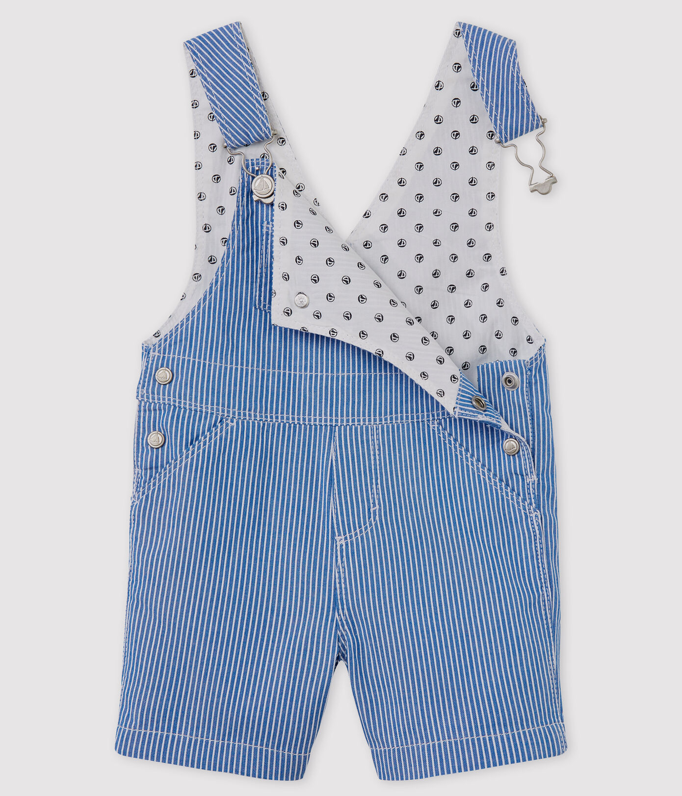 Salopette en toile bébé