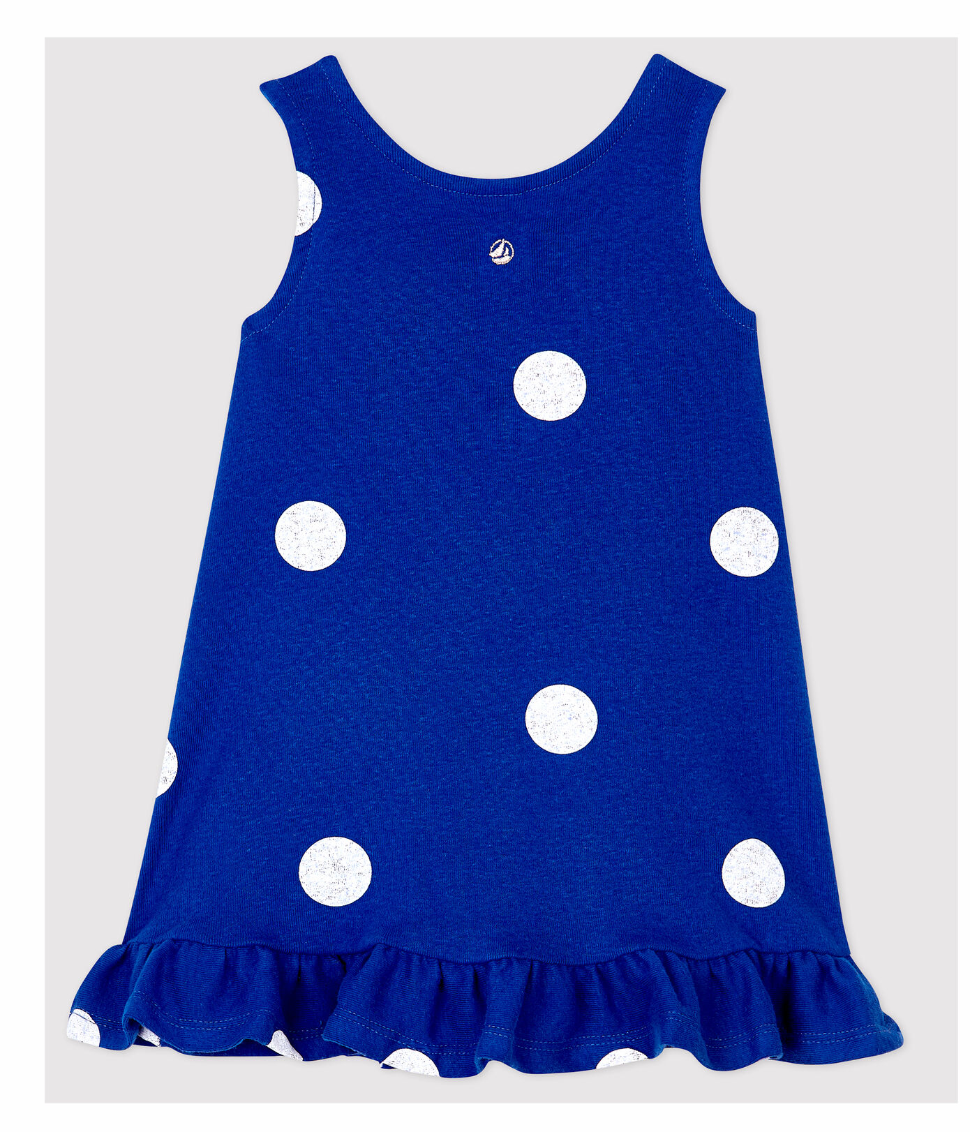 Robe sans manches en lin bébé fillle