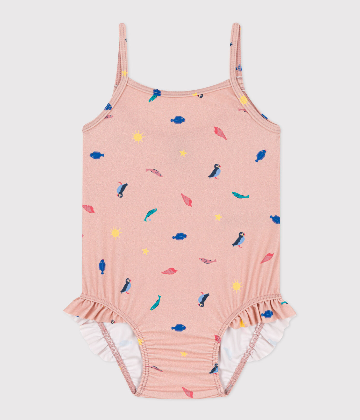 Maillot de bain 1 pièce bébé en matière recyclée