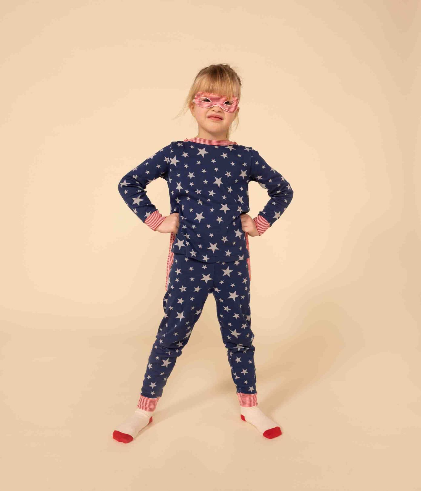 Pyjama déguisement phosphorescent petite fille/petit garon en coton