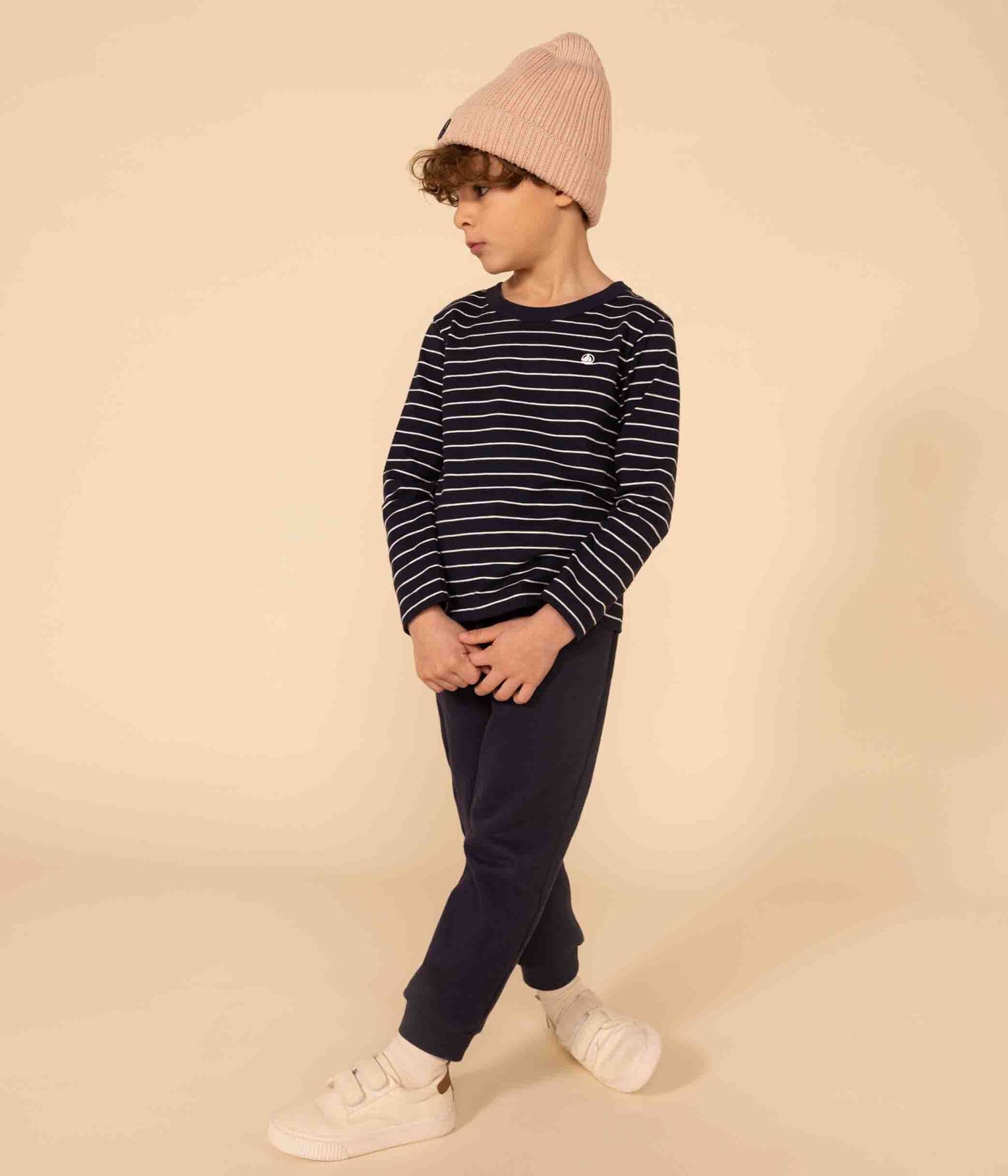 Tee-shirt manches longues en coton enfant garon