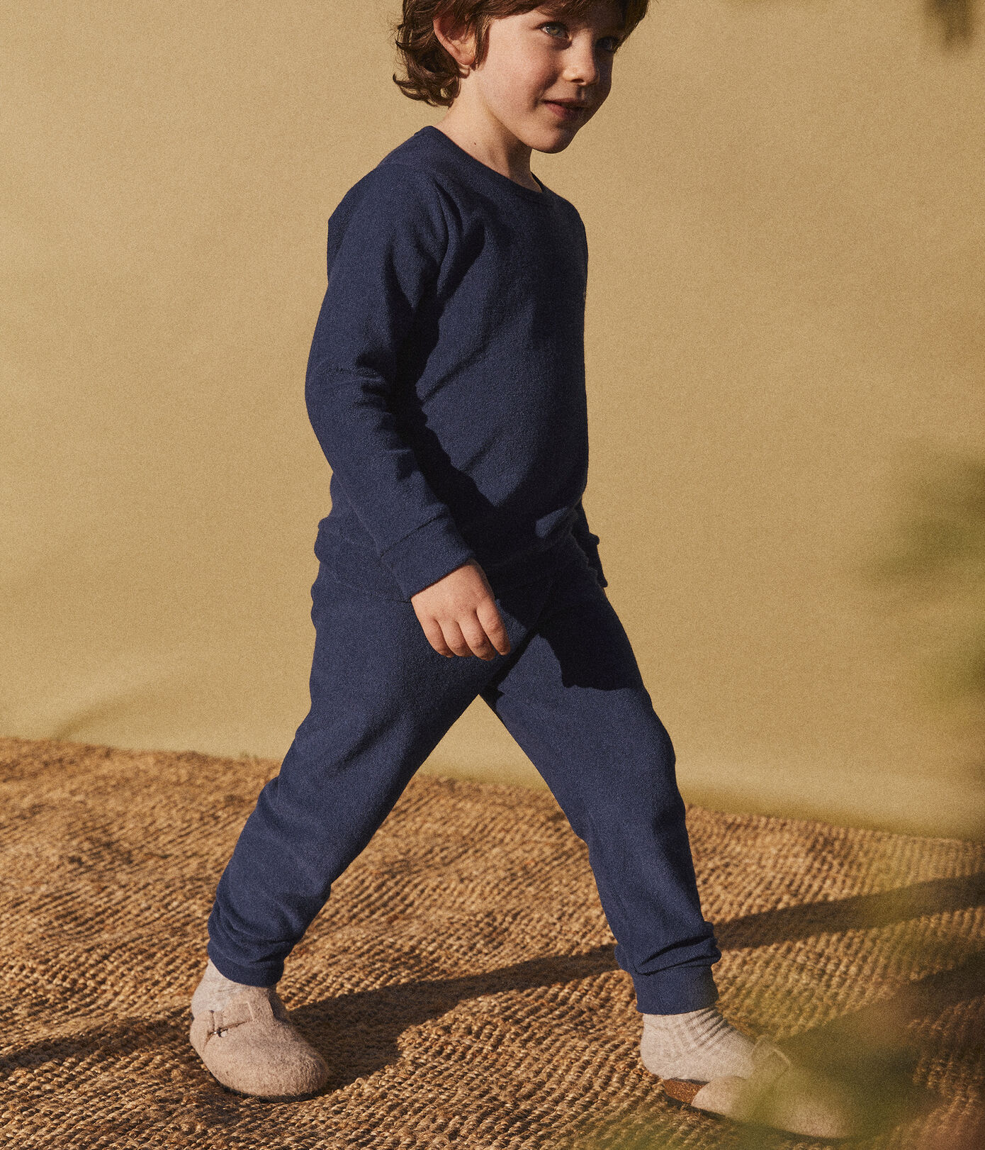 Pyjama petite fille/petit garon en bouclette éponge grattée