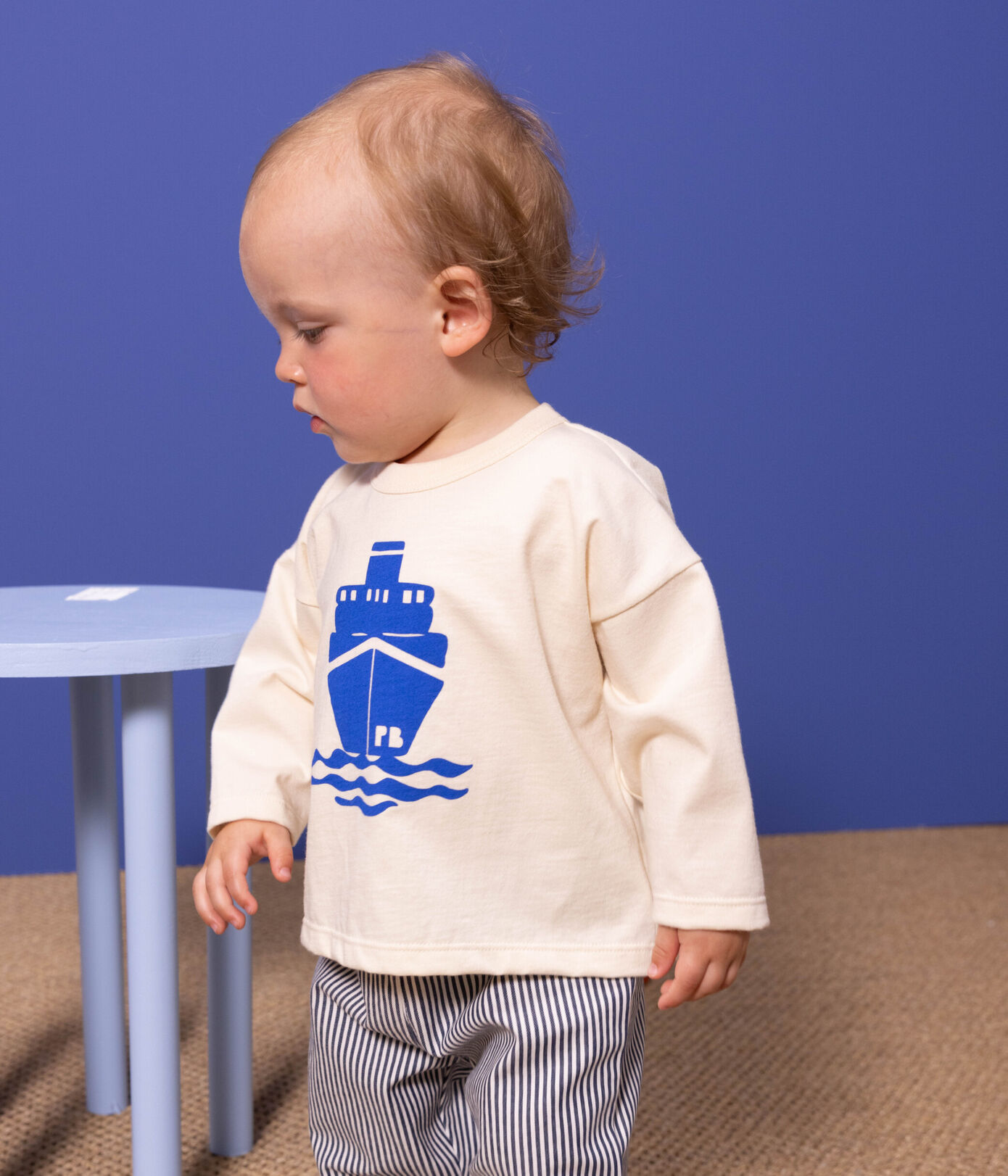 Tee-shirt manches longues bébé en jersey