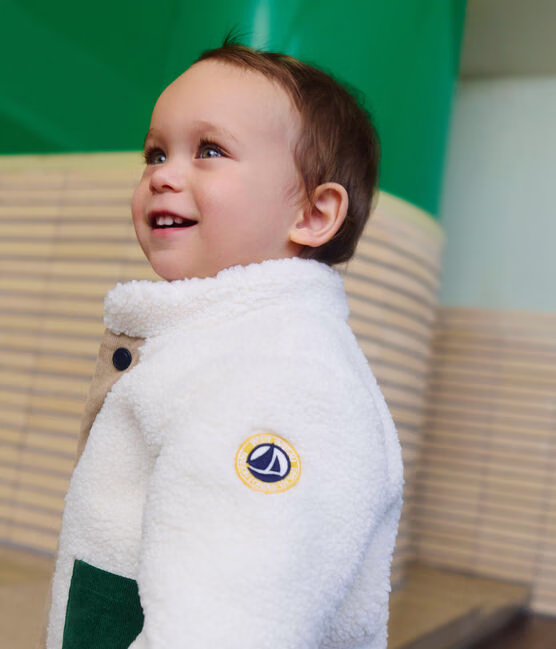 Manteau bébé en sherpa