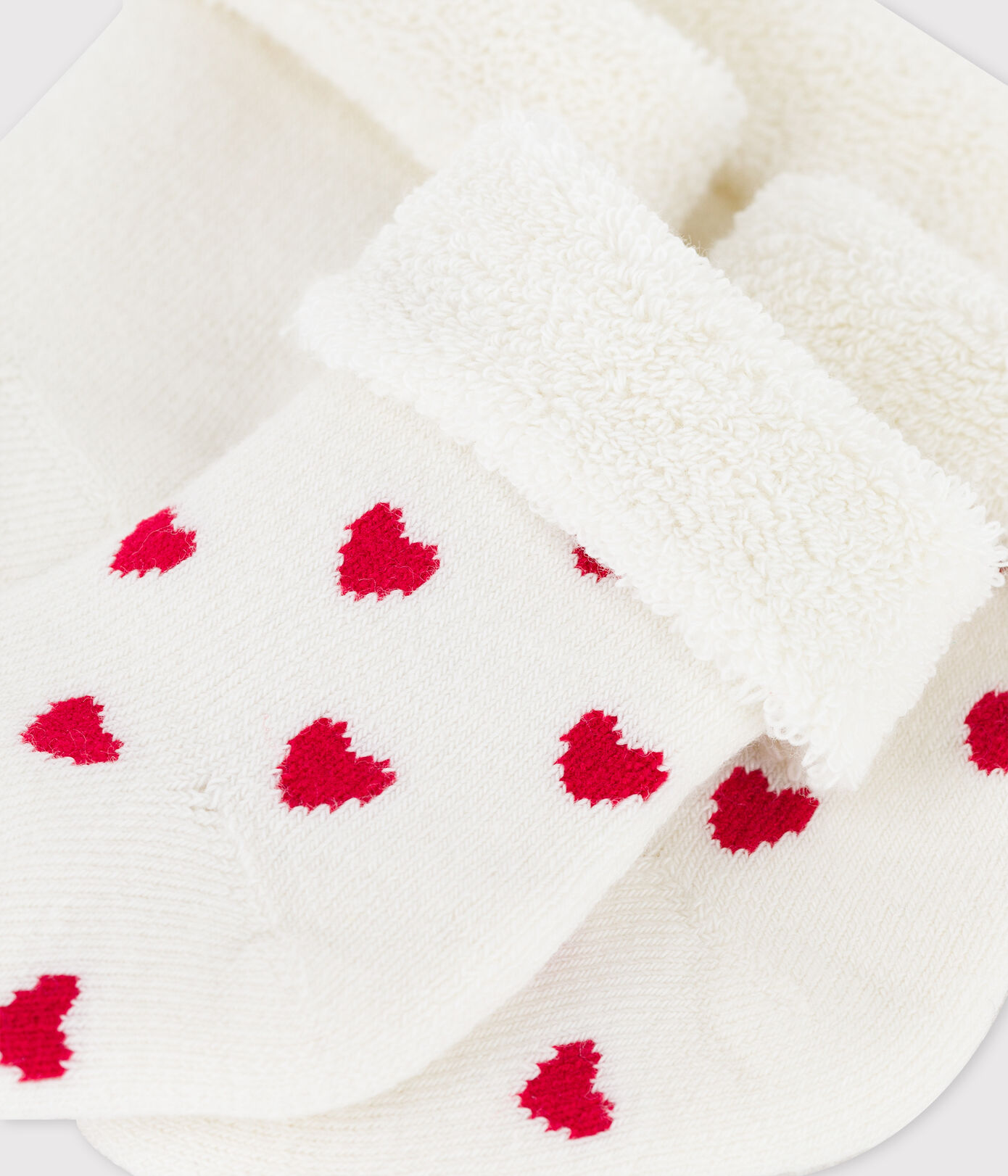 Lot de 2 paires de chaussettes bébé en tricot