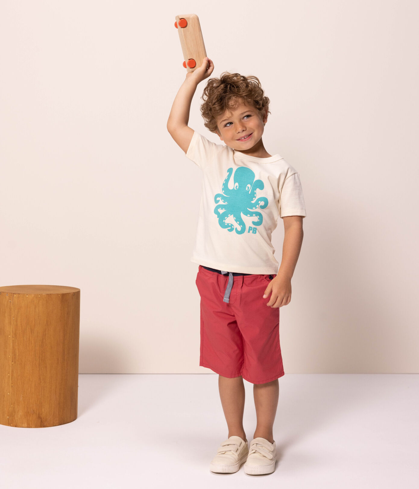 Tee-shirt floqué manches courtes enfant garon