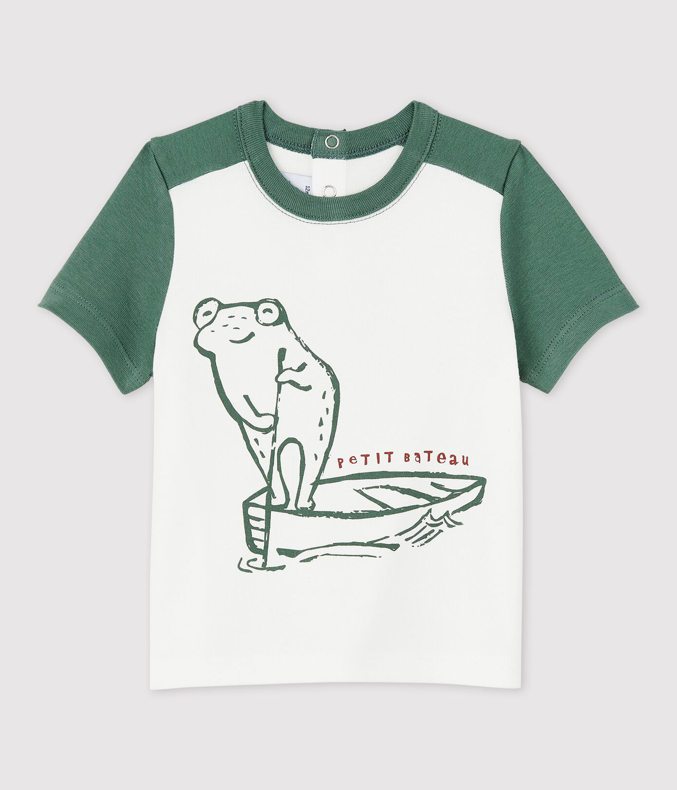Tee-shirt manches courtes en coton bébé garon