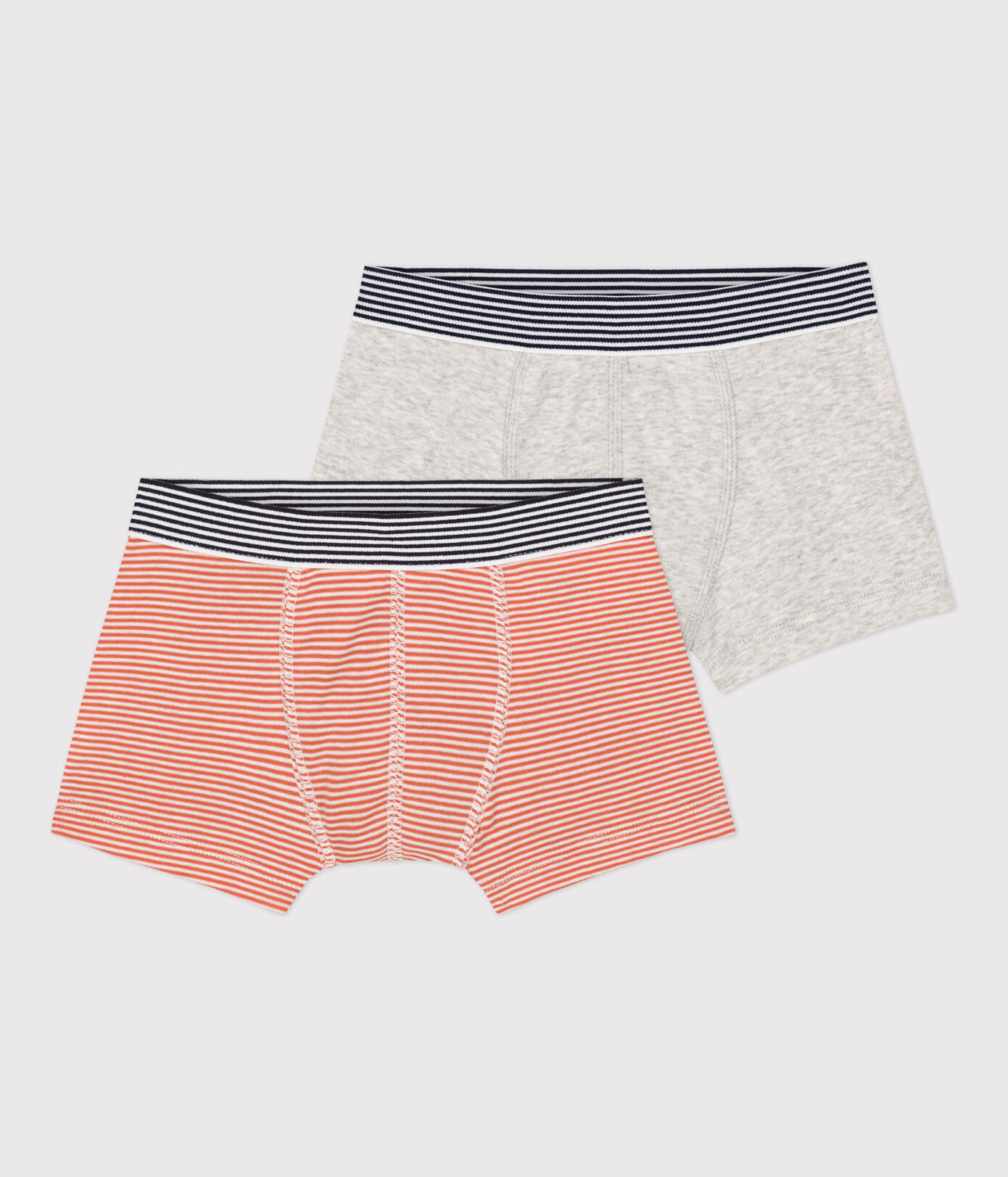 Lot de 2 boxers petit garon en coton