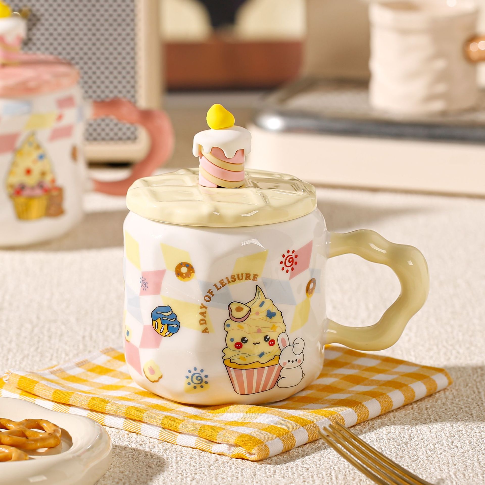 Dessert-Themed Ceramic Mug