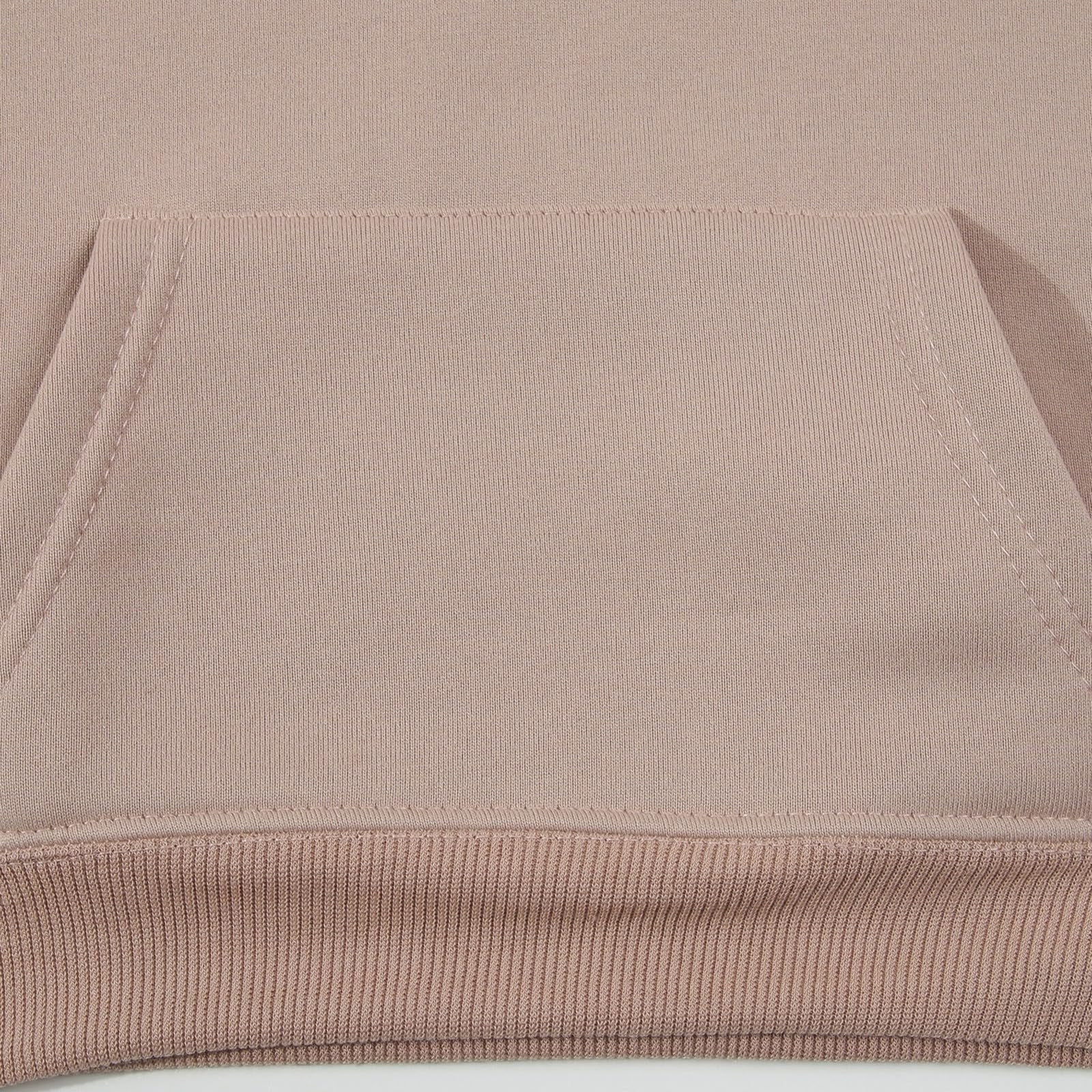 Toddler Long Sleeve Solid Warm Hoodie Pullover Tops Pants Kids Outfits Sweat Suit Beige,4-5T Kids Unisex Outfit Sets