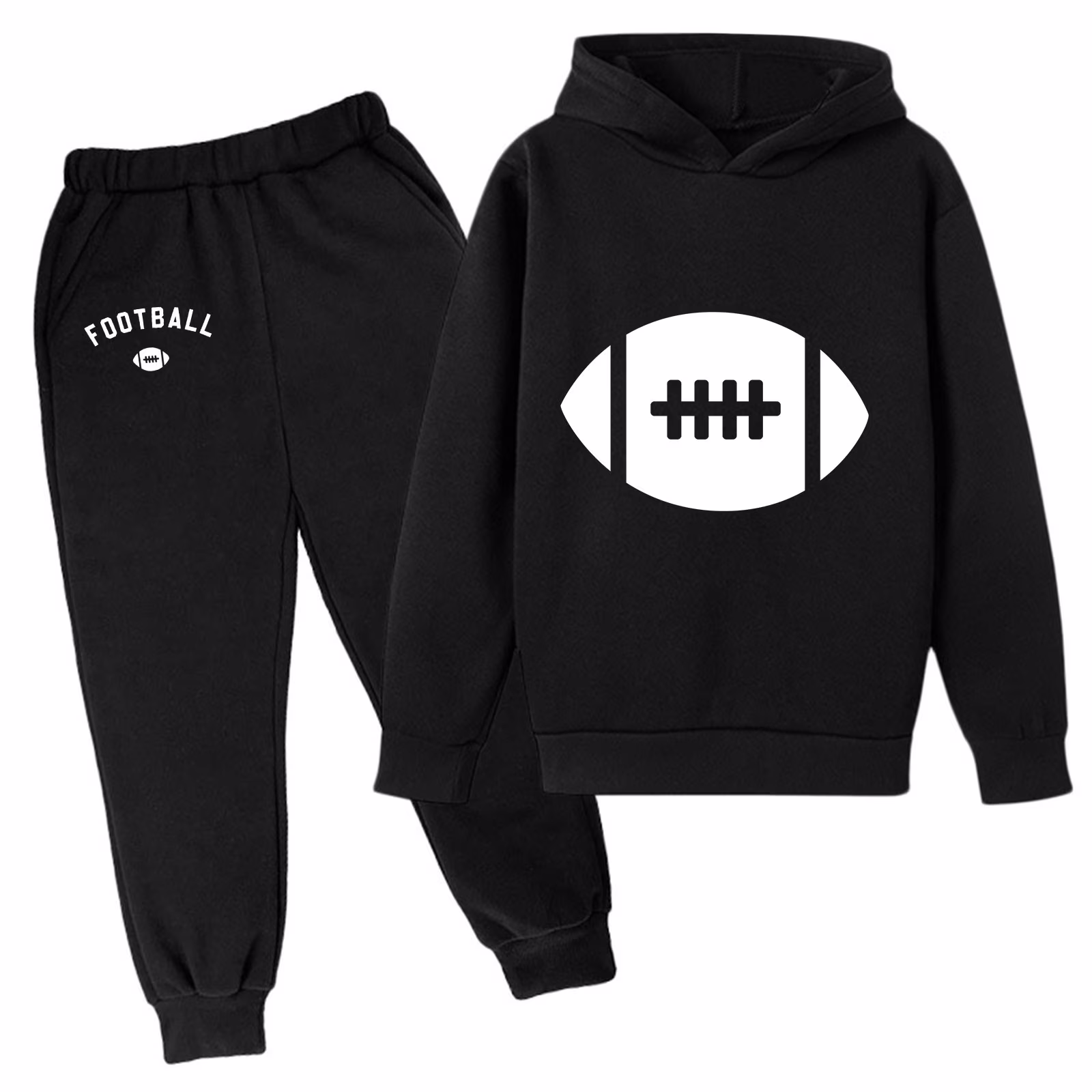 Toddler Boy Clothes Set Kids Hoodie Sweatshirt Sweatpants Pullover Hoodie Set Tracksuit 2 Piece Outfits Fall Winter Outfit,