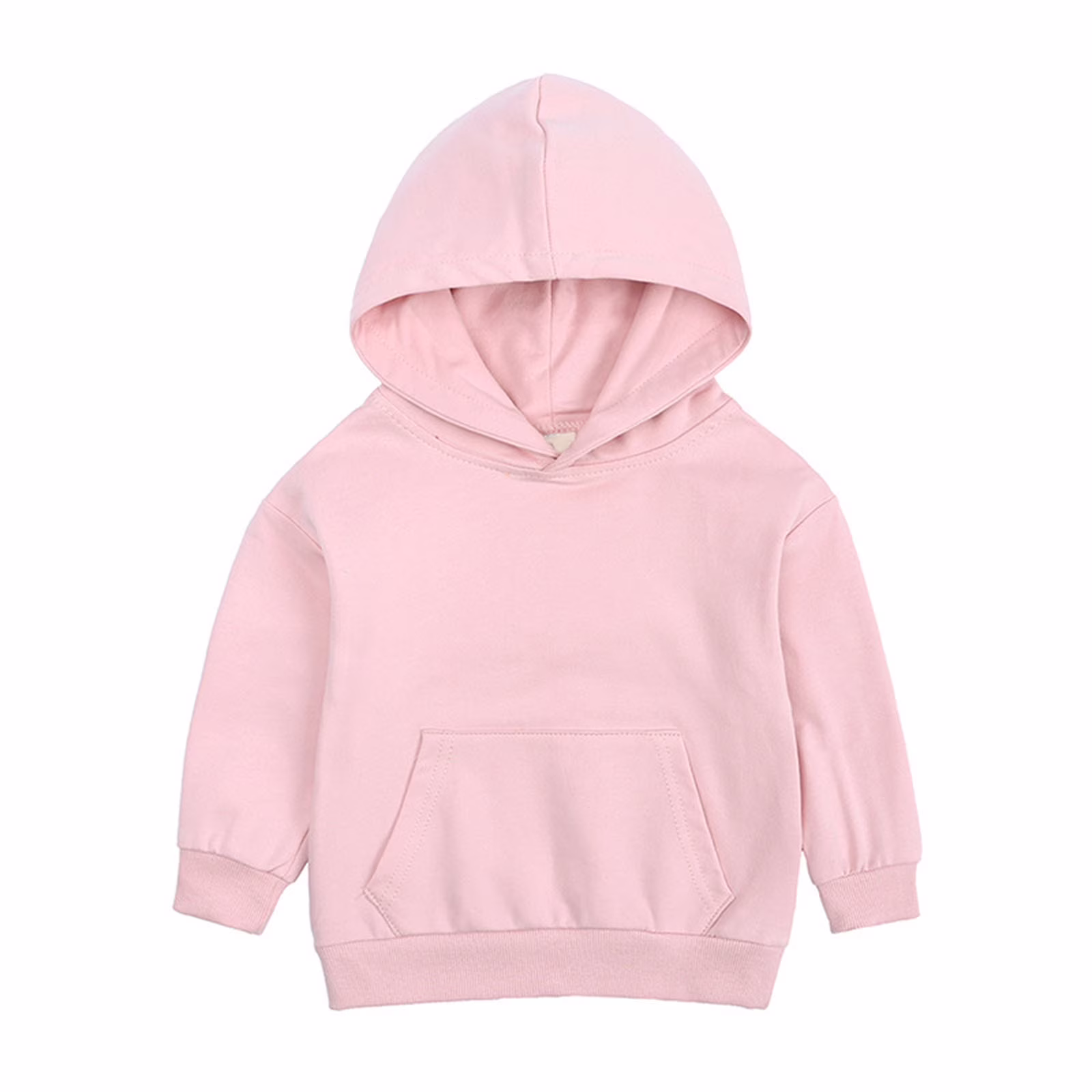 Toddler Girls Sweatshirts Unisex Kids Baby Boy Hoodies Basic Solid Long Sleeve With Pocket Hooded Pullovers Fall Tops for Girls