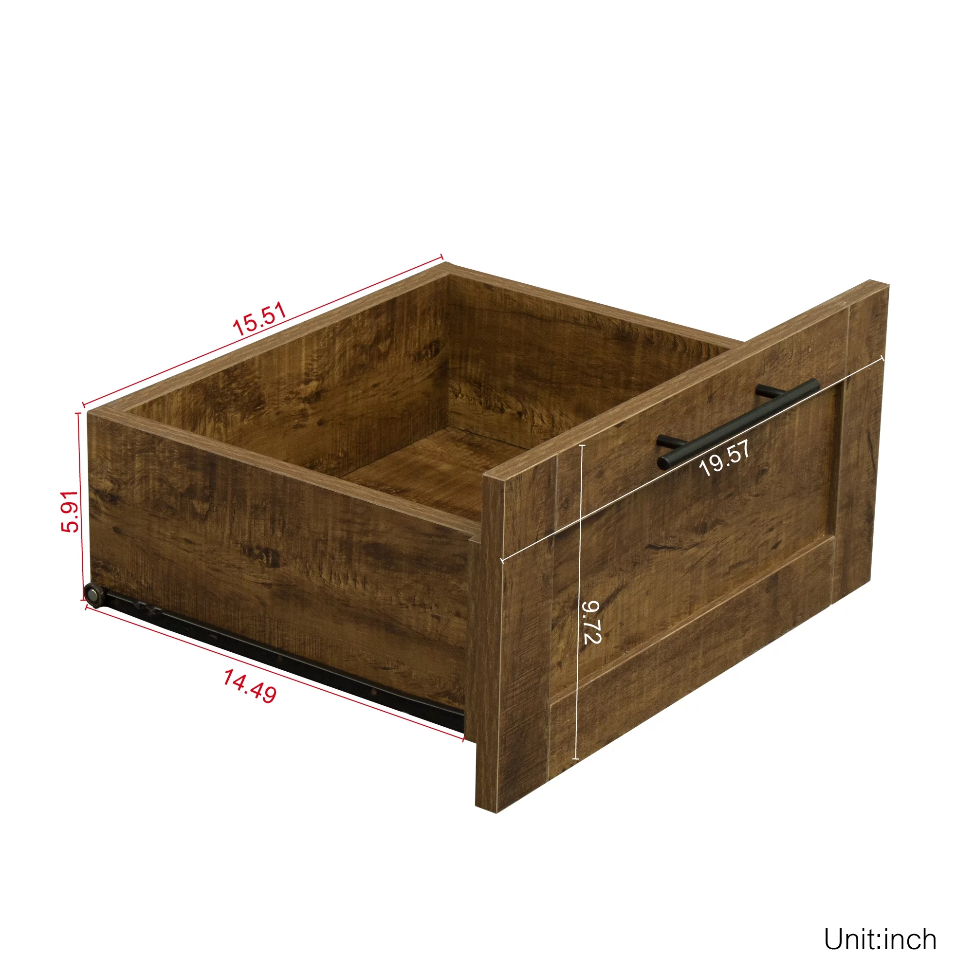 Freestanding Large Storage Cabinet, High Wardrobe and Kitchen Sideboard, Oak