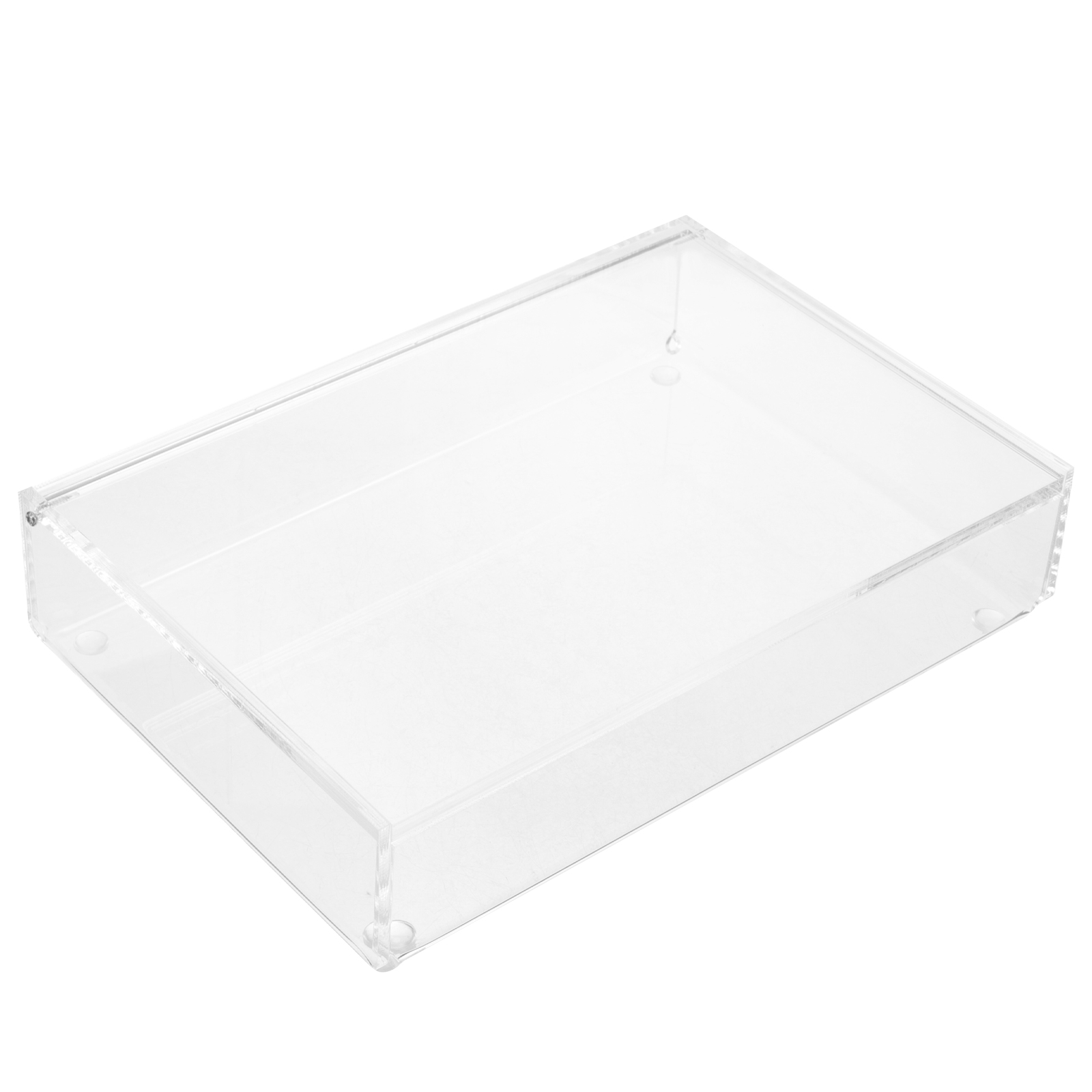 Transparent Storage Box Clear Stationery Case Lid Design Office
