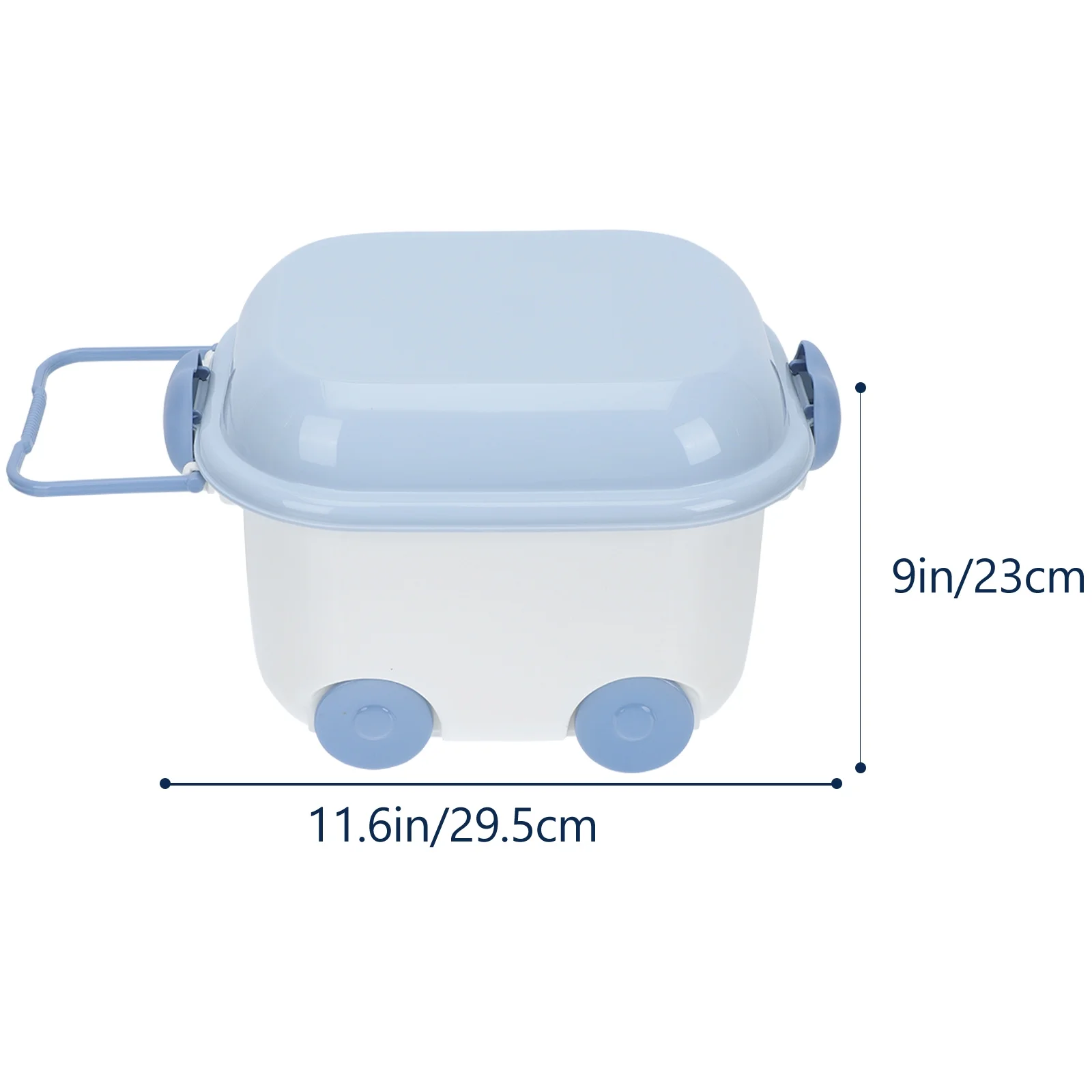 Toy Storage with Wheels Bin Box Organizer Design Child