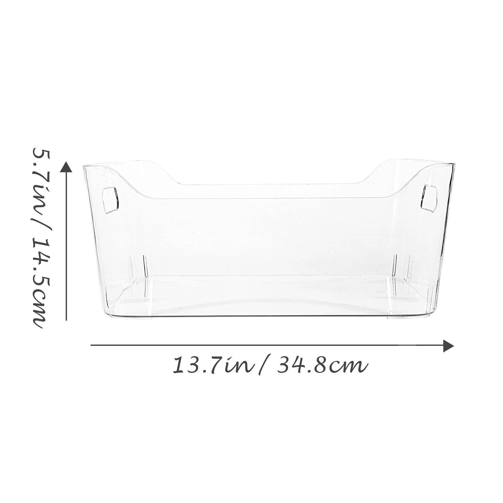 Daily Necessities Storage Box Large Basket Perfume Tray Stackable Containers Transparent