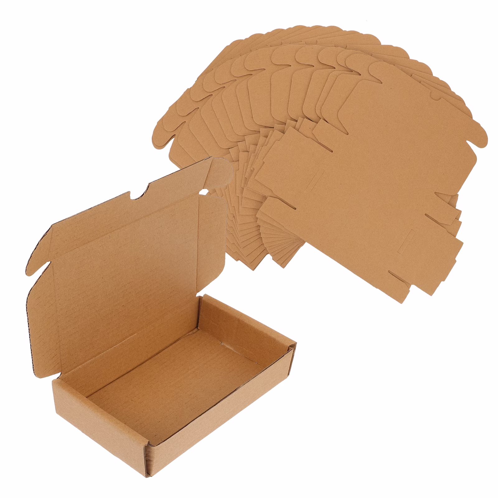 15 Pcs Corrugated Box Small Storage Boxes Packaging Cardboard Coffee