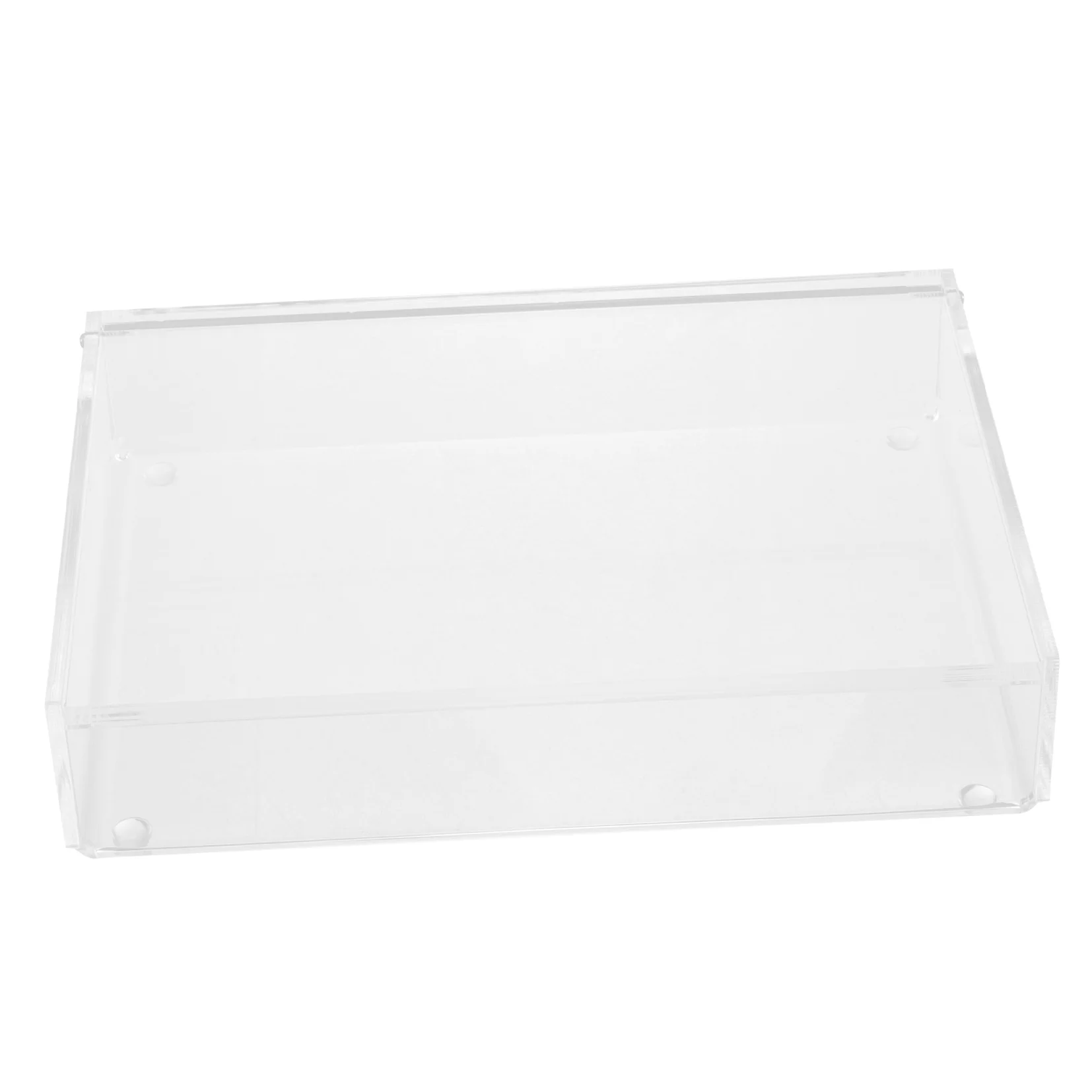 Transparent Storage Box Clear Stationery Case Lid Design Office