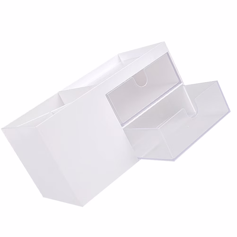 Organizers Storage Box Durable Storage Container 17.6x9.2cm White