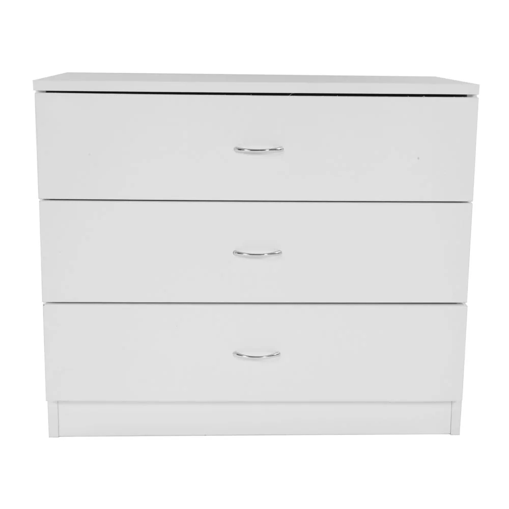 BMTBUY Modern Simple 3-Drawer Dresser White