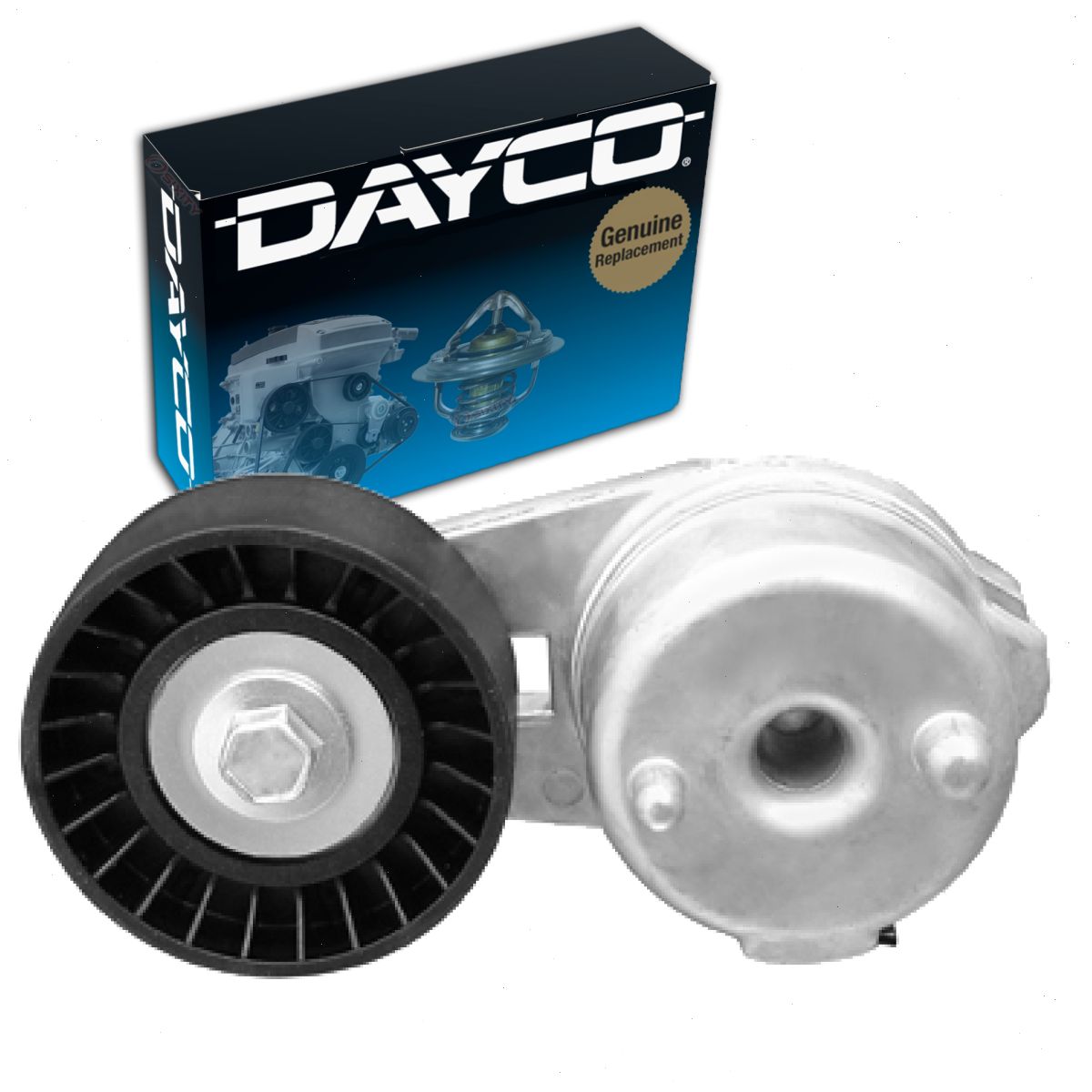 Dayco Drive Belt Tensioner Assembly compatible with Jeep Grand Cherokee 4.0L L6 1999-2004