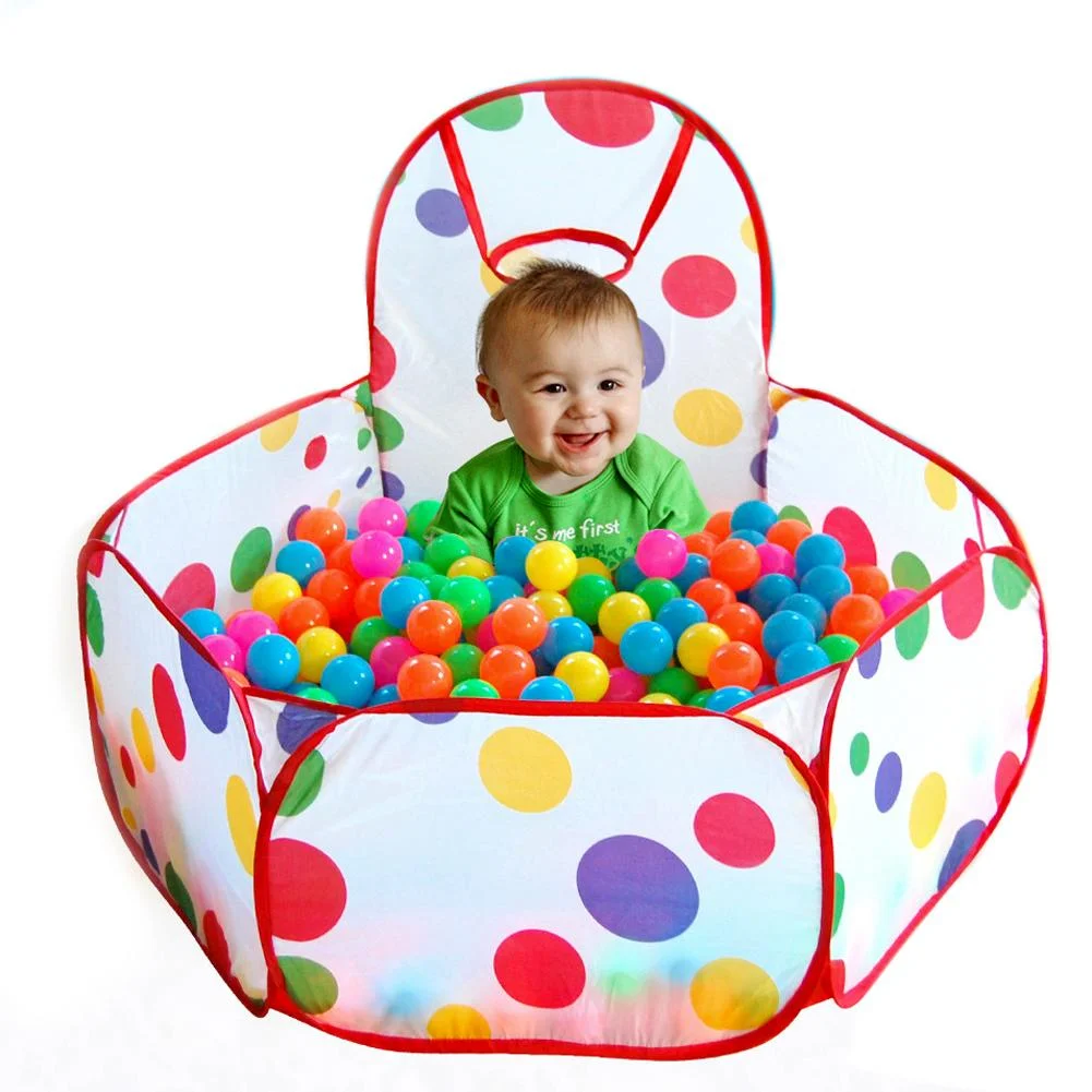 Children Kids Ocean Ball Pit Pool Game Play Tent with 100pcs Ocean Balls