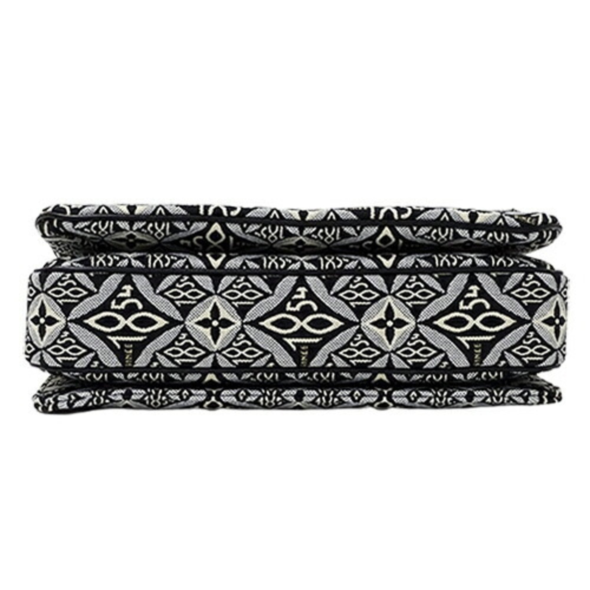 Pre-Owned Louis Vuitton LOUIS VUITTON Bag Monogram Jacquard SINCE 1854 Ladies Handbag Shoulder Pochette Metis MM Gray M57272 2020 Collection (Good)