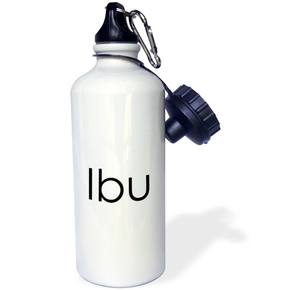 Ibu word for Mom in Indonesian or Malay. Mother in different languages 21 oz Sports Water Bottle wb-193680-1