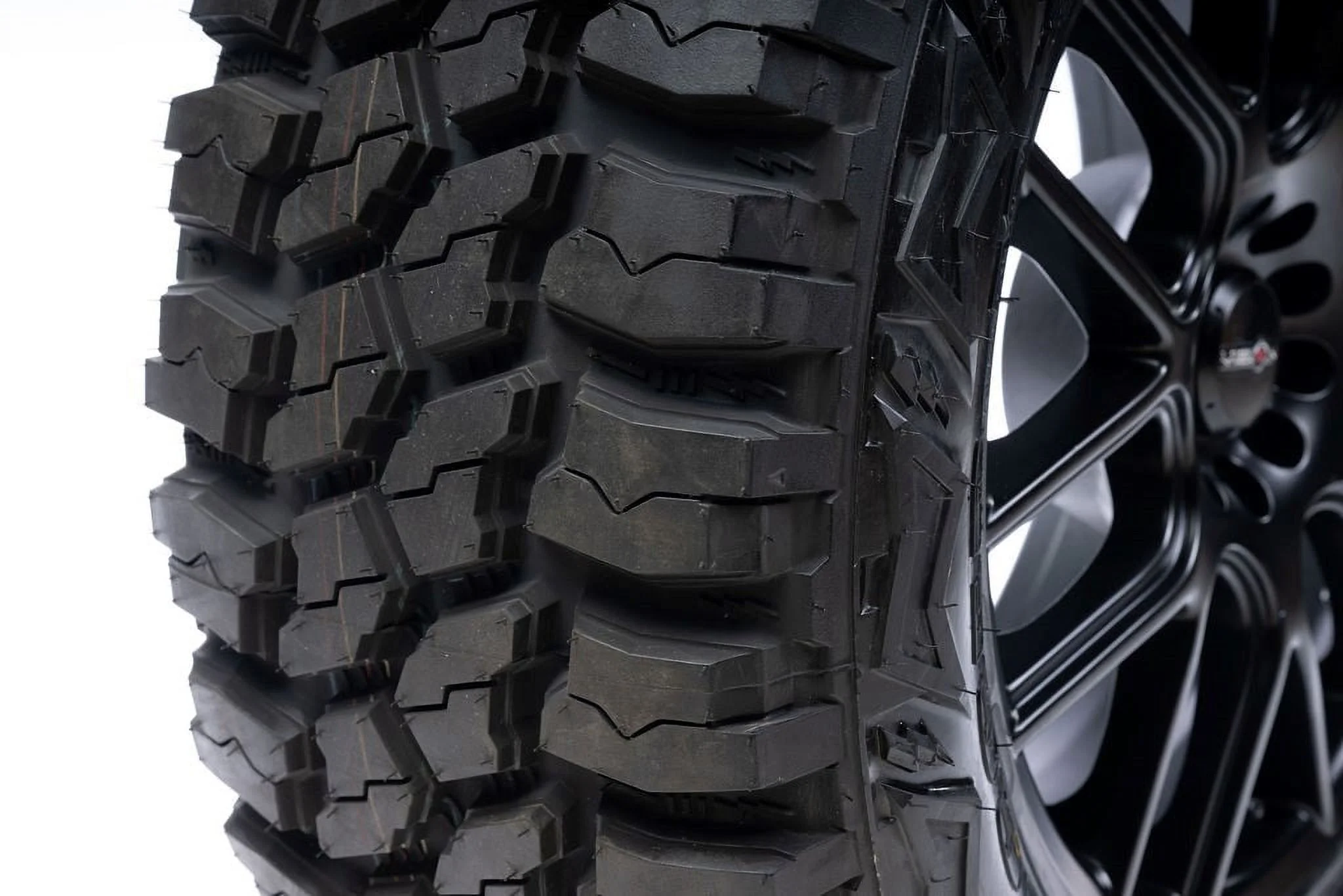 2 New Americus Rugged M/T Mud-Terrain Tires - 35X12.50R18 128 Q LRF 12PLY