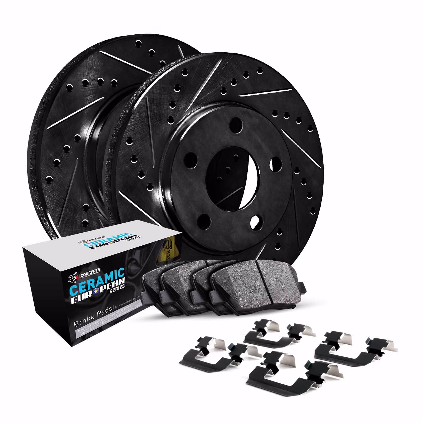 R1 Concepts Front Brakes and Rotors Kit