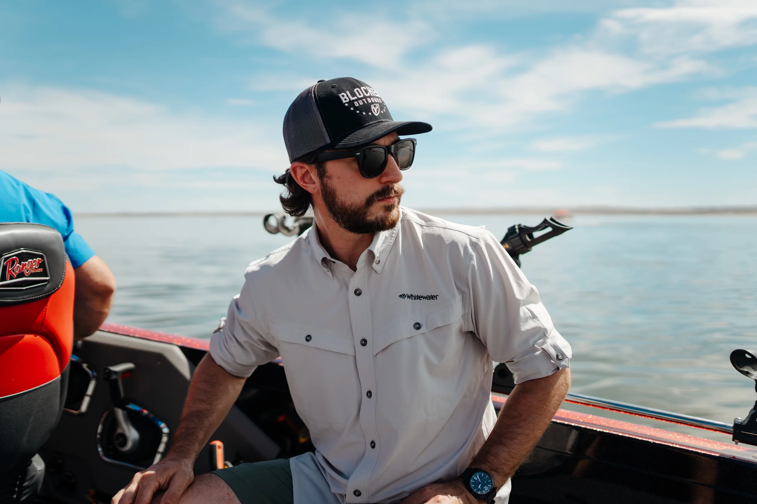 Whitewater Lightweight Moisture Wicking Long Sleeve Fishing Shirt with UPF 50 (Glacier Grey, XX-Large)