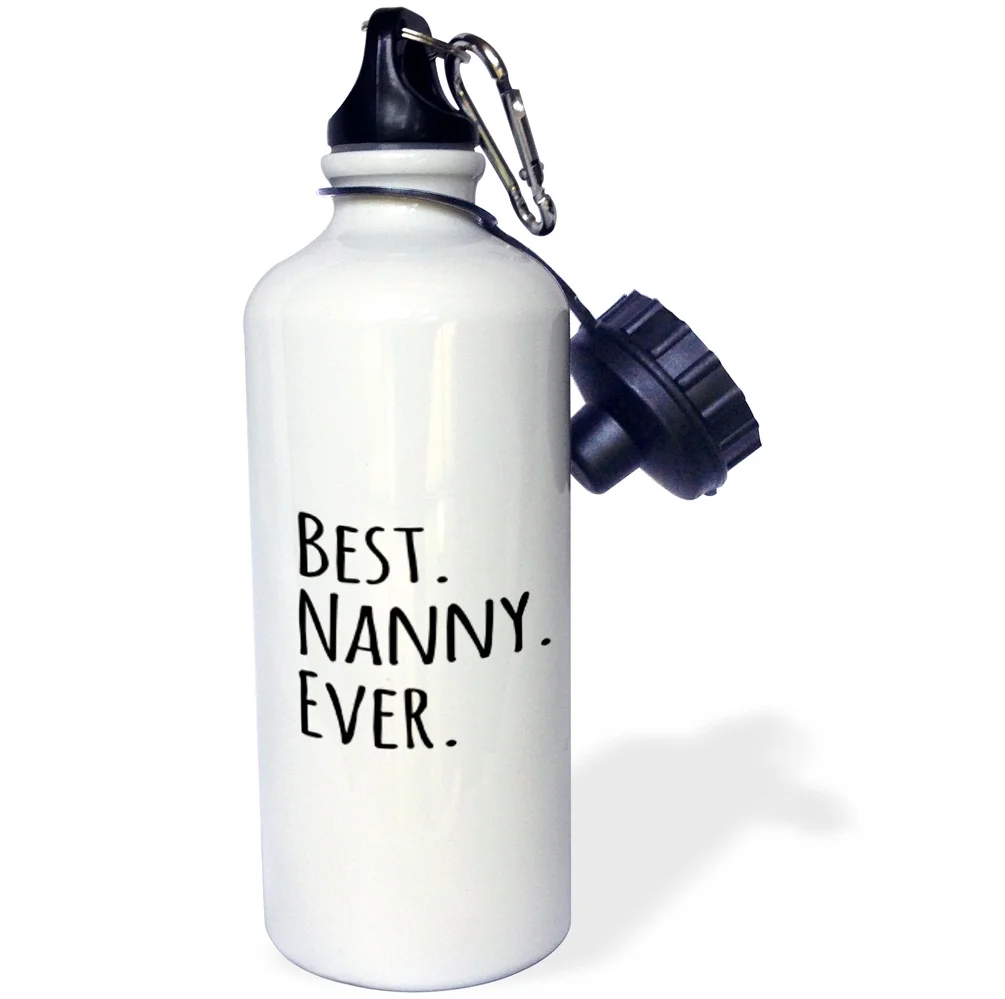 Best Nanny Ever - Gifts for nannies aupairs or grandmas nicknamed Nanny - au pair gifts 21 oz Sports Water Bottle wb-151531-1