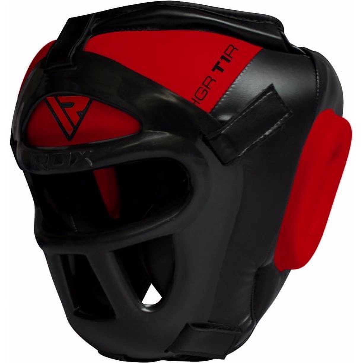 RDX-Boxing-Headgear-MMA-Muay-Thai-Removable-Face-Grill-Red-M