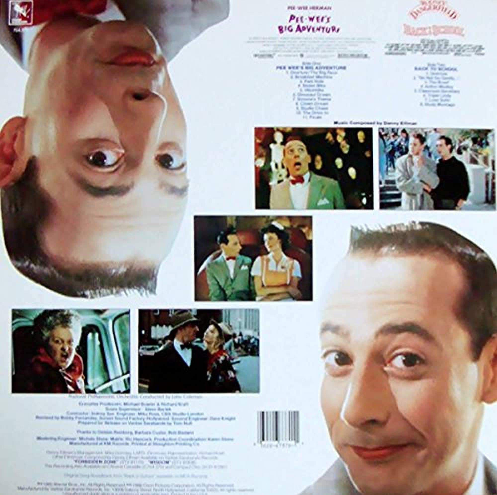 Danny Elfman - Pee-wee's Big Adventure / Back to School (Original Motion Picture Scores) - Soundtracks - Vinyl