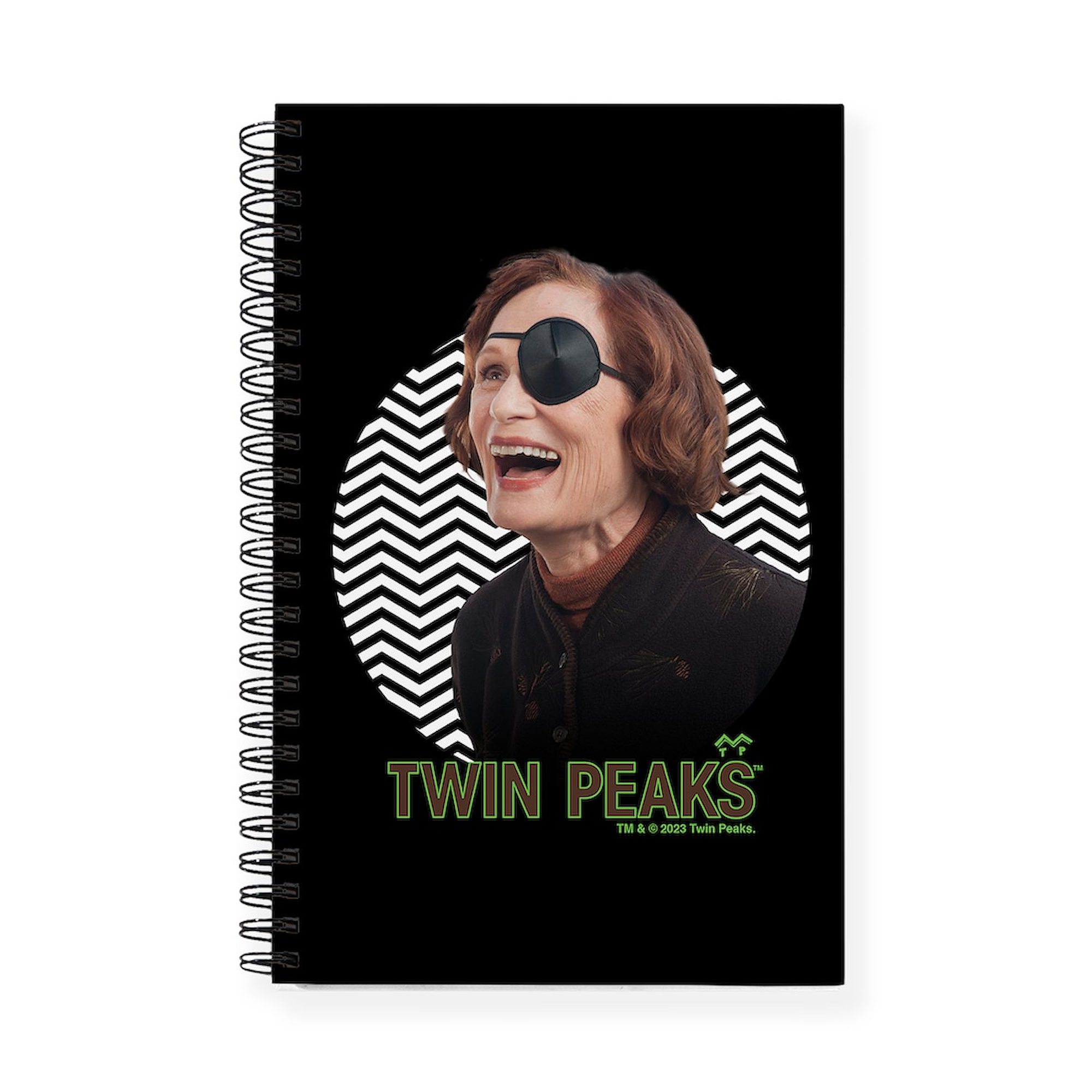 CafePress - Twin Peaks The Return: Nadine Hurley - Spiral Bound Journal Notebook, Personal Diary Graph