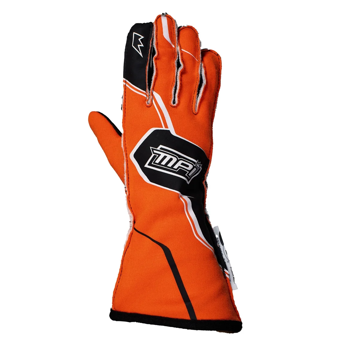 MPI MPI-GL-O-S Racing Driving Gloves, Padded Palm, Orange, Small, SFI 3.3/5