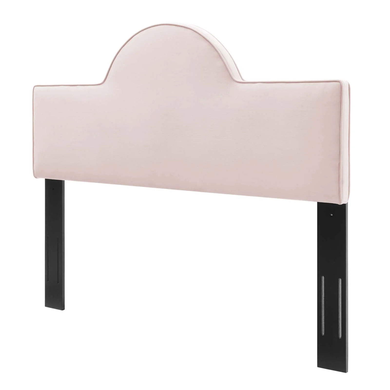 Headboard, King Size, Velvet, Pink, Modern Contemporary Urban Design, Bedroom Master Guest Suite