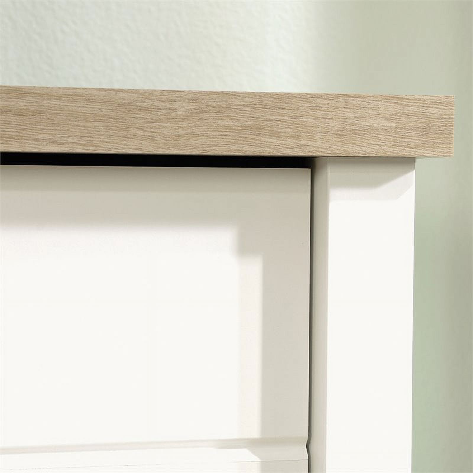 Pemberly Row 6 Drawer Double Dresser in Soft White