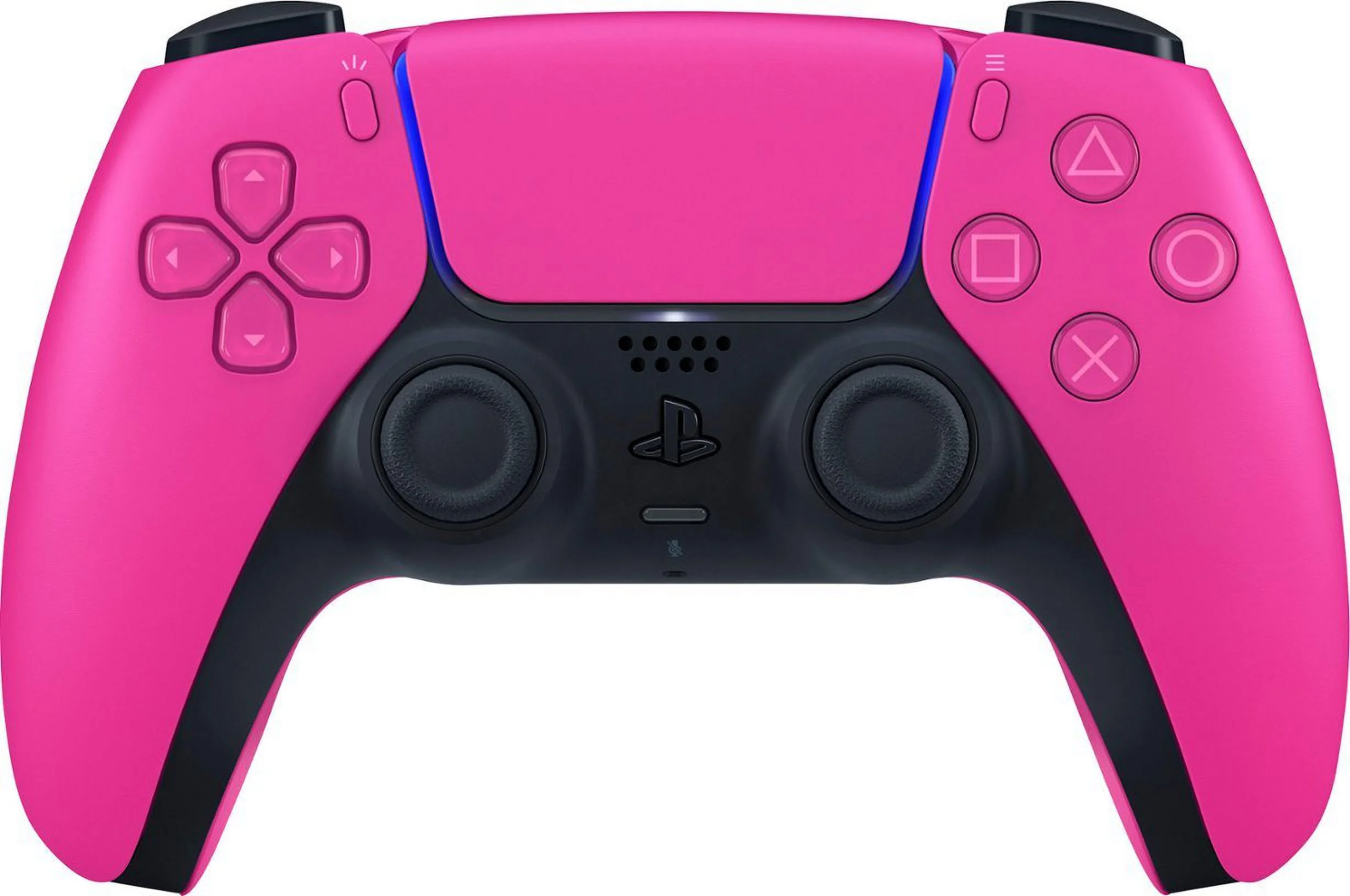 PlayStation 5, PS5 DualSense Wireless Controller - Nova Pink Bundle With 2x Controllers + 6Ave Microfiber Cleaning Cloth
