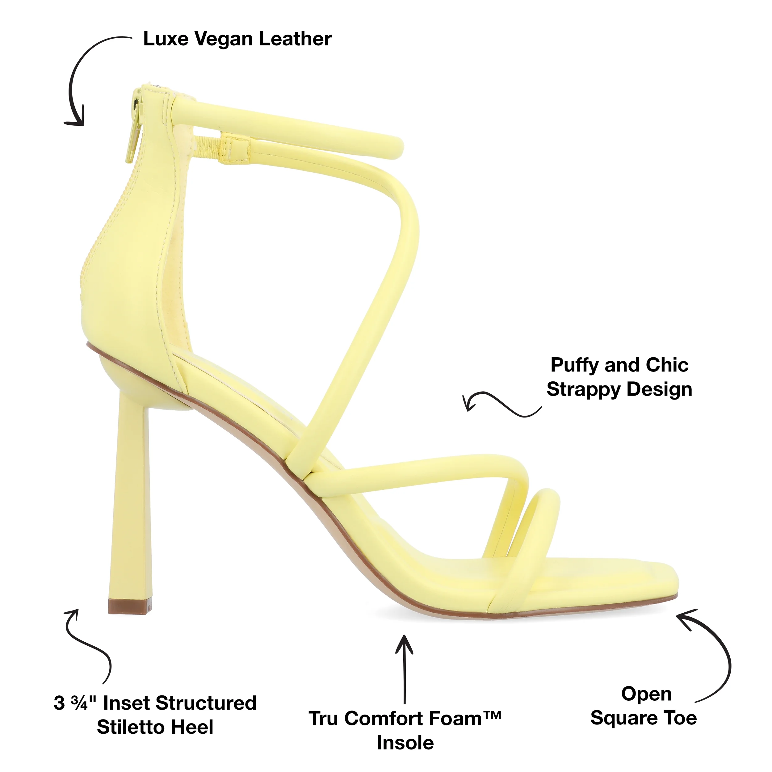 Journee Collection Womens Marza Tru Comfort Foam Mid Heel Open Toe Pumps