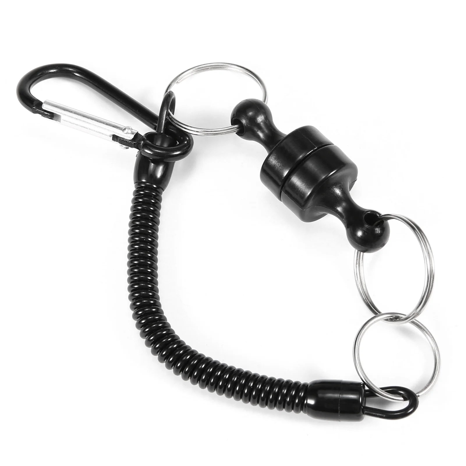 Lixada Coil Lanyard,Carabiner Clip Net Coil Coil Carabiner Clip 6pcs Coil Carabiner Clip Net Net