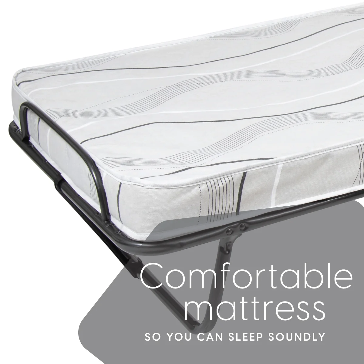 Milliard Lightweight Folding Cot with Mattress 31