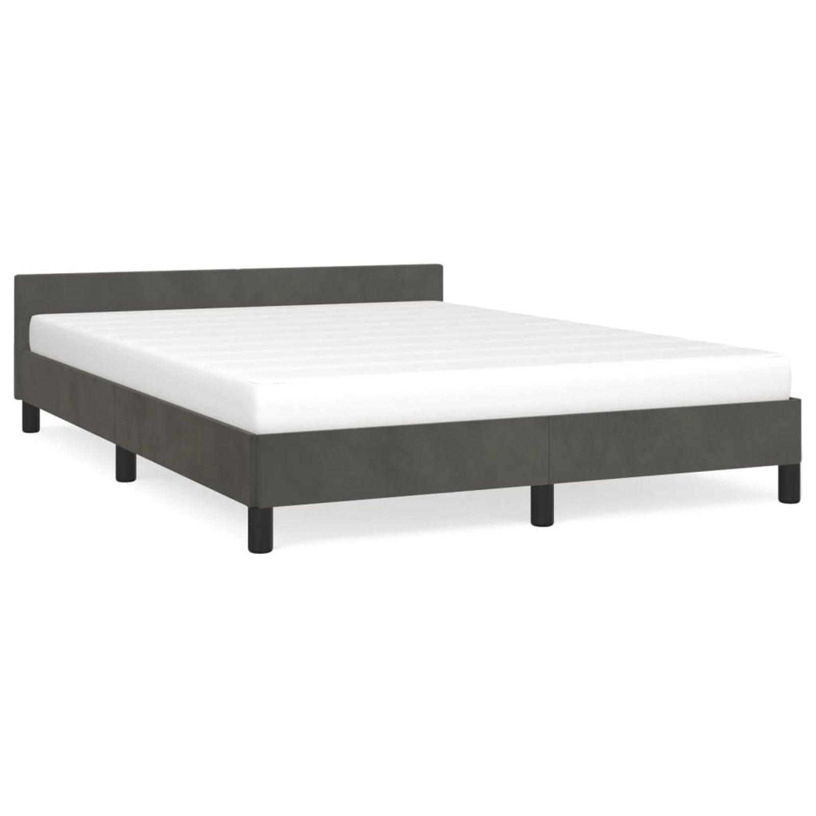 moobody Queen Size Bed Frame with Headboard and Wooden Slat Support 81.1 x 62.2 x 19.7 Inch Velvet Platform Bed Frame Suitable for Mattress Size 59.8 x 79.9 Inches (W x L)