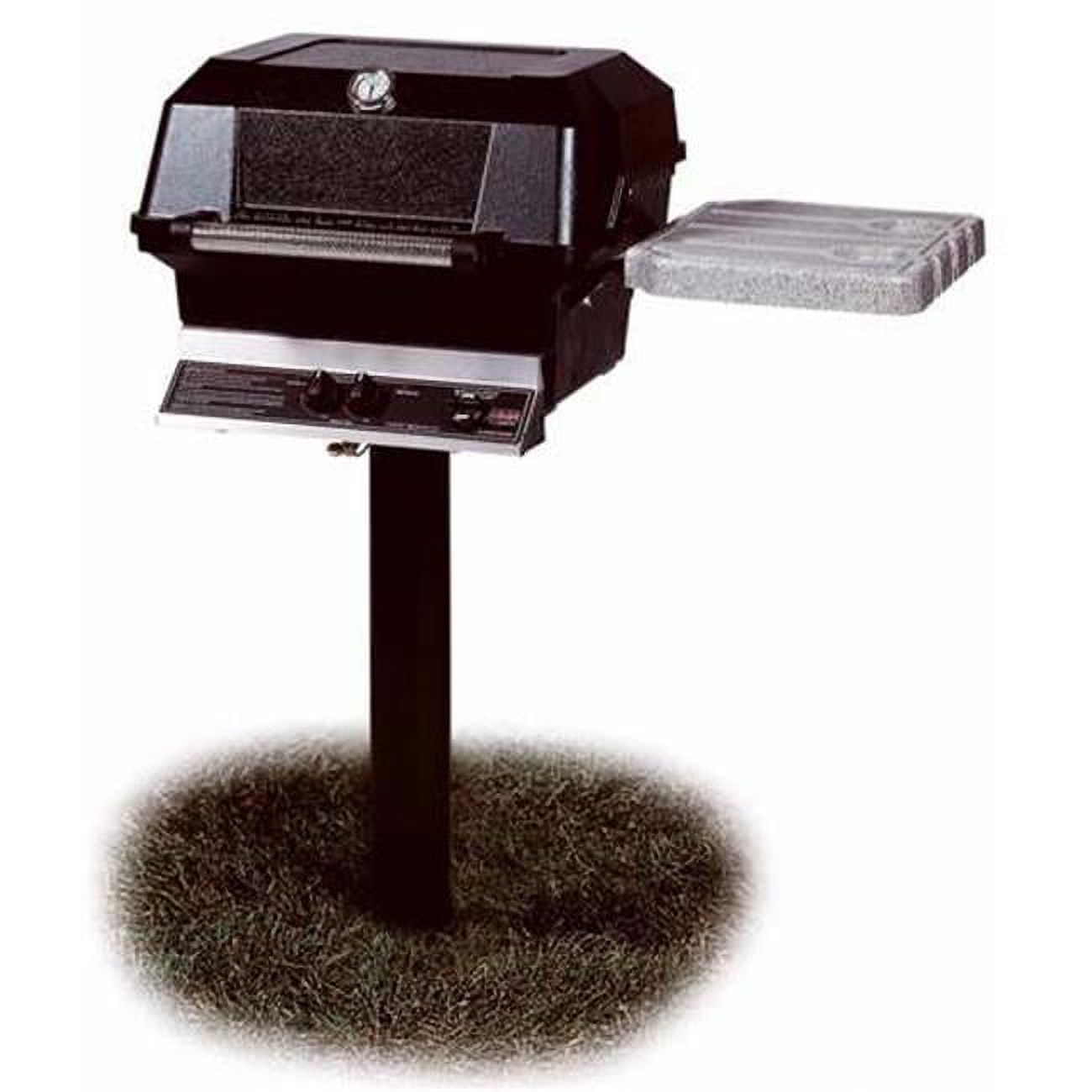 Modern Home Products  Aluminum In-Ground Post for MHP Grills- Grill Accessory