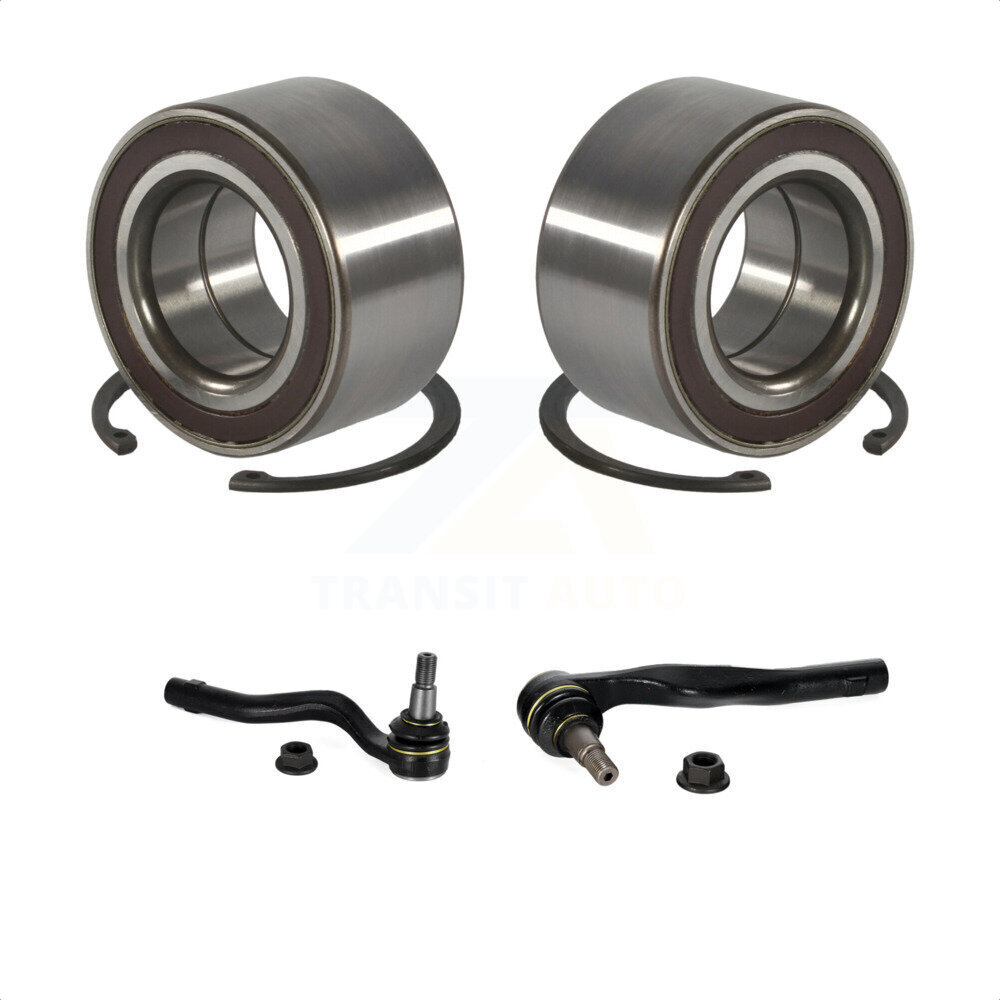 Transit Auto - Front Wheel Bearing And Tie Rod End Kit For Mercedes-Benz E350 E550 E400 E250 Without Electronic Control Power Steering K7T-101195