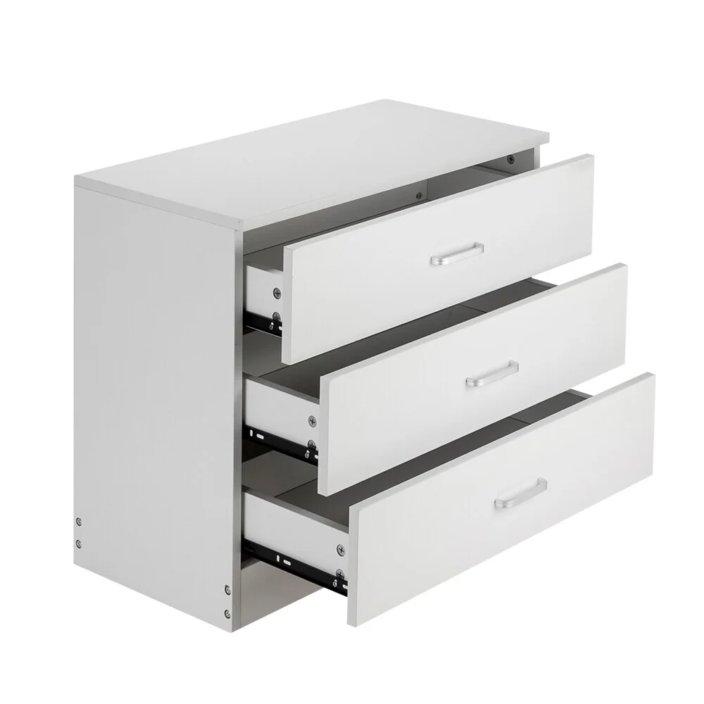 Elevate Your Space with Our P2 Wood 3-Drawer Dresser - Quality and Style Combined