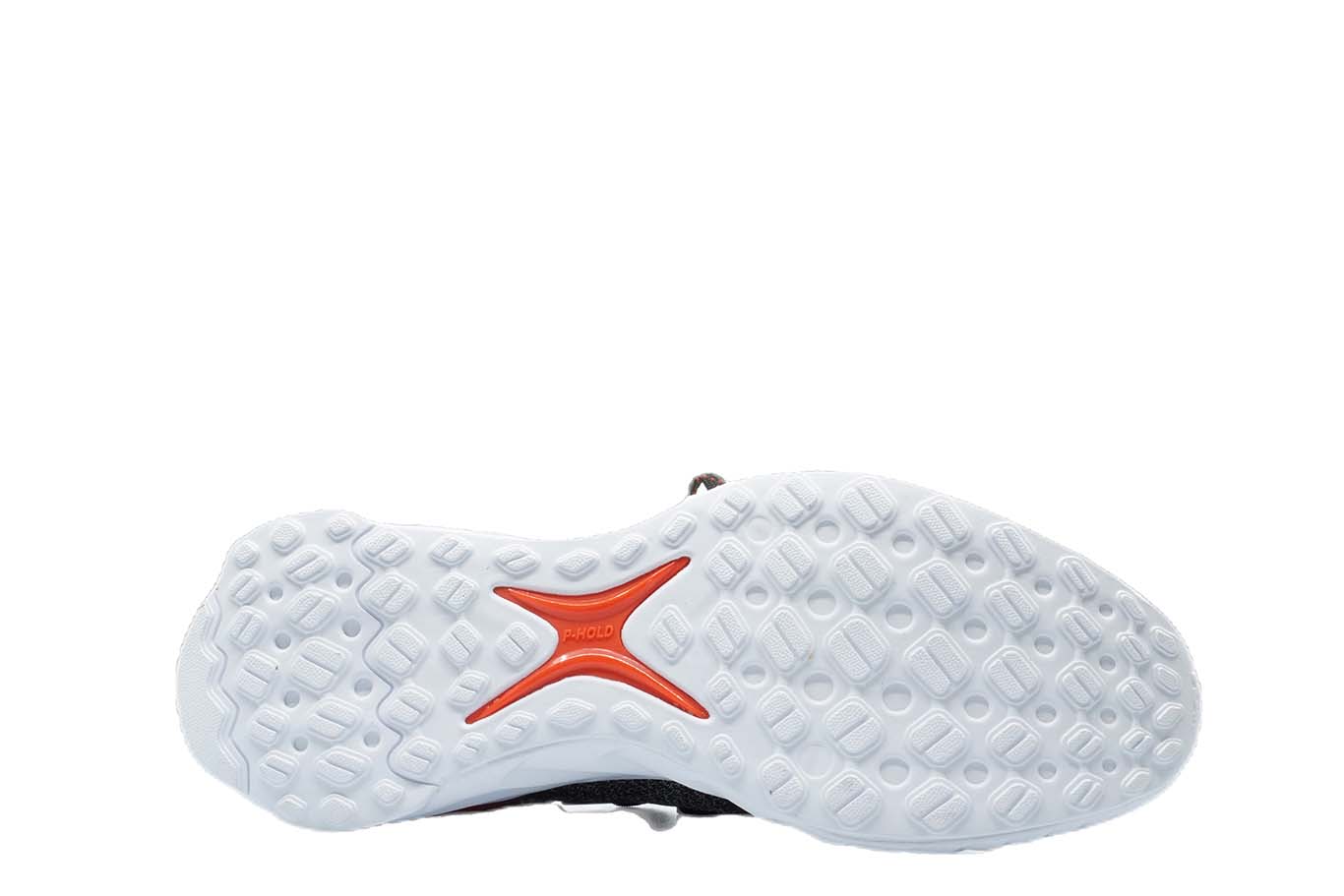 [E92577] Mens Peak Taichi 1.0 Plus Black Melange Grey Running Shoes - 7