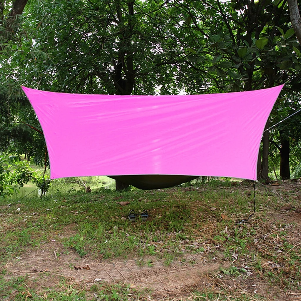 Waterproof Canopy Hammock Rain Backpacking Camping Tent Tarps