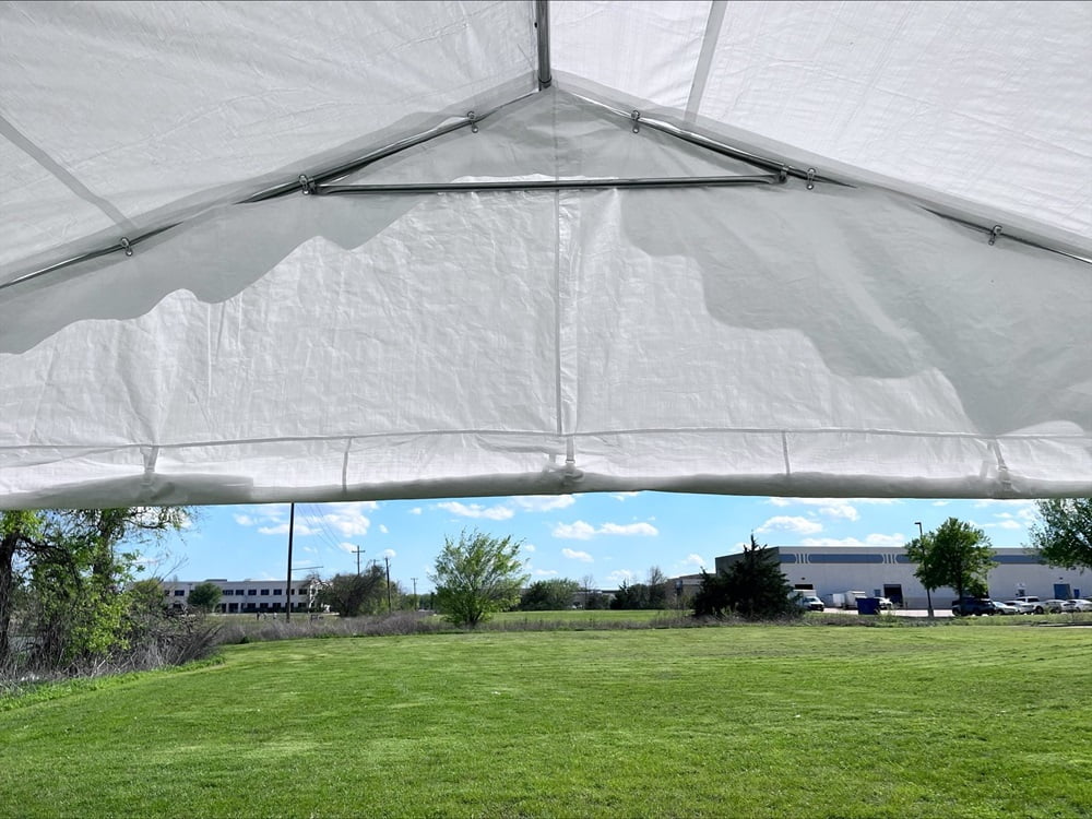 Delta Canopy 20'x20' Budget PE Party Tent Canopy Shelter with Waterproof Top - B Model