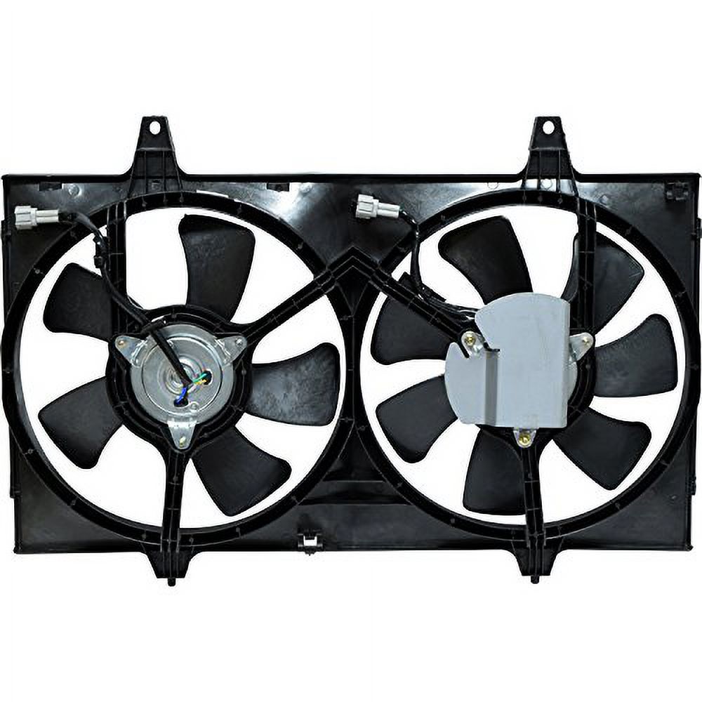 Dual Radiator and Condenser Fan Assembly -- Radiator-Condenser Fan Assy Fits select: 1995,1998-1999 NISSAN MAXIMA
